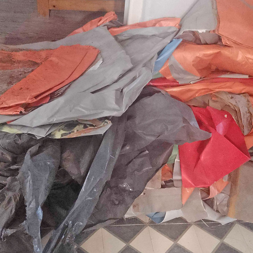 Banco Galicia Upcycled Uniforms turned into Ecoproducts