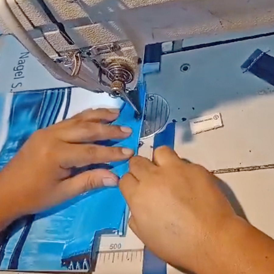 Kuehne und Nagel Upcycled Banners turned into Ecoproducts