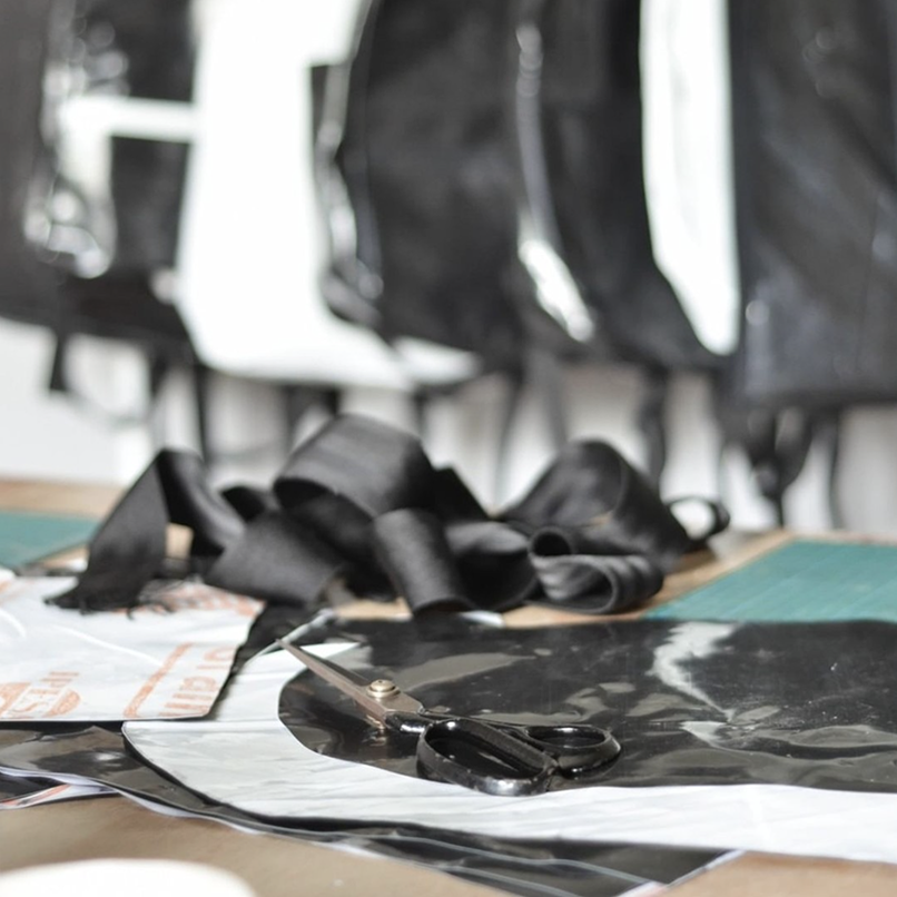 Corte de silobolsa en el taller