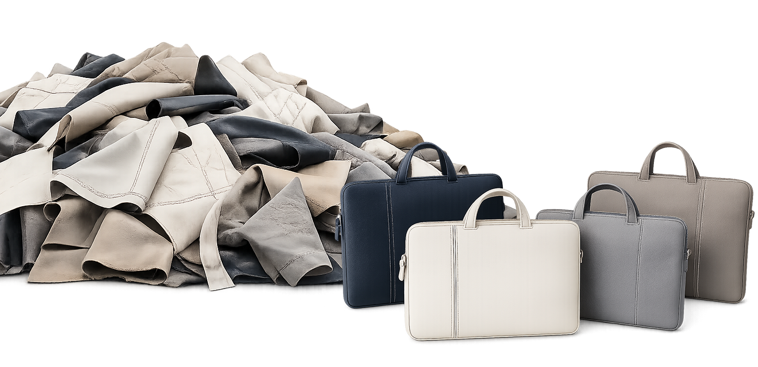 Limited Edition programme using branded waste materials transformed into premium products